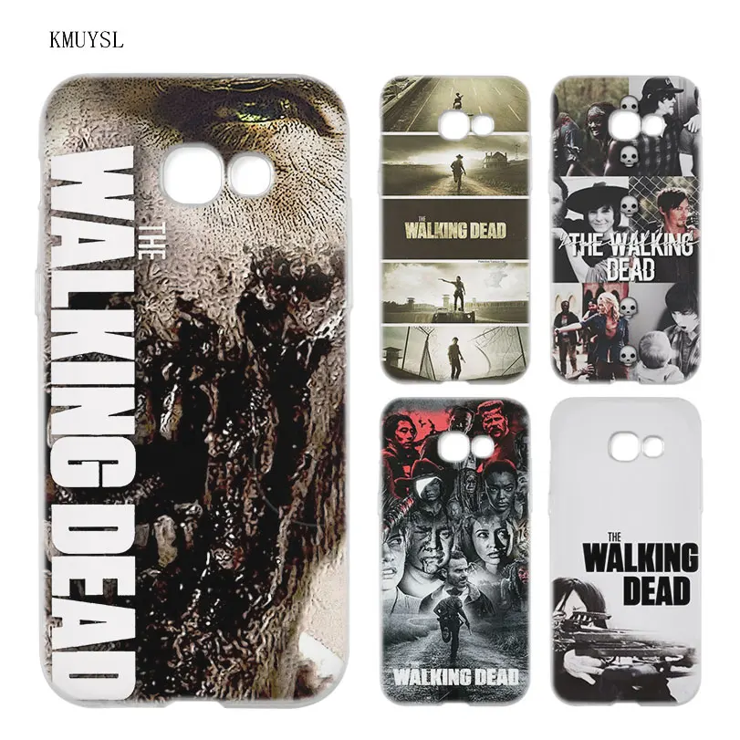 

KMUYSL The Walking Dead TPU Clear Soft Case Cover Shell for Samsung A5 A3 A7 A8 2017 2016 2018