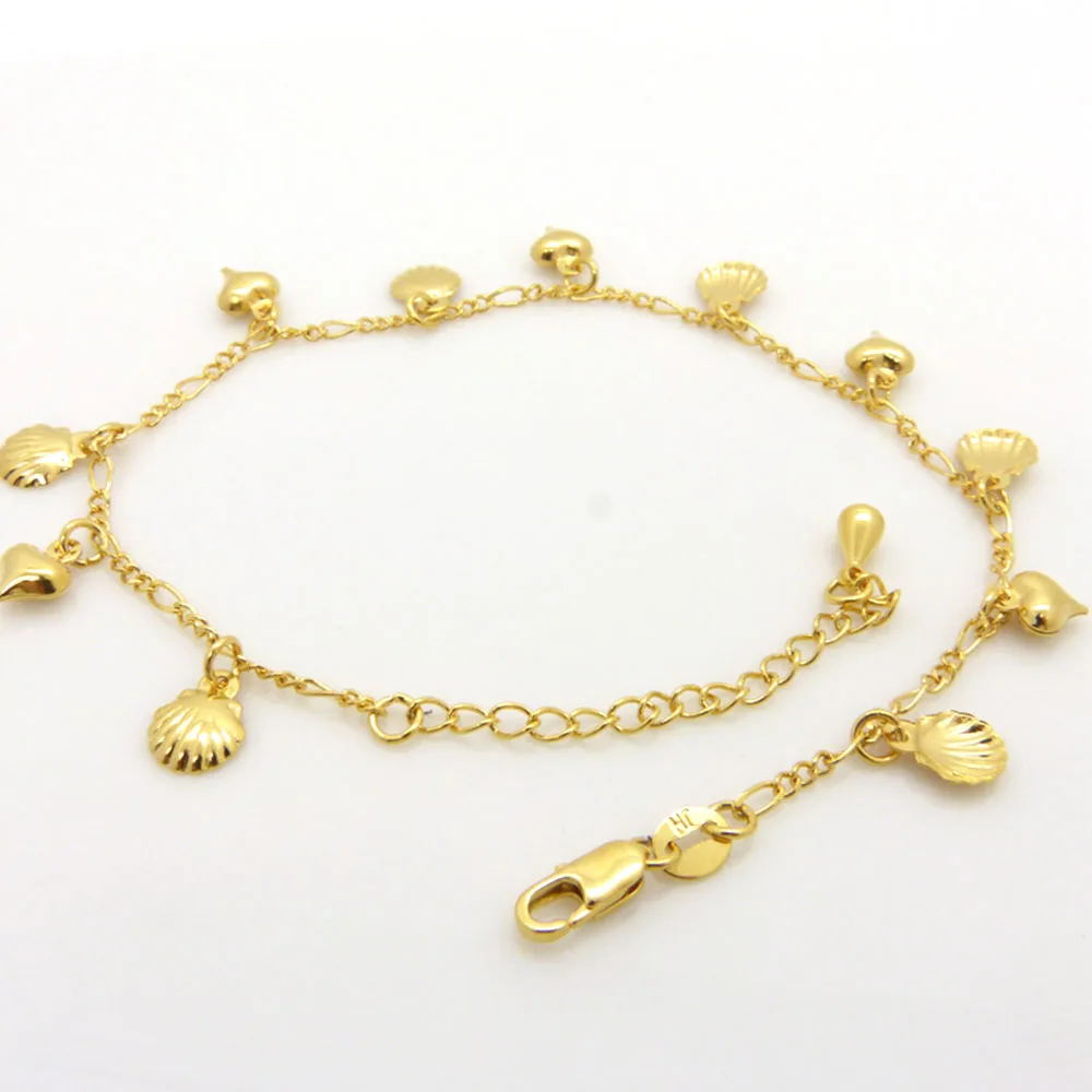 Yellow and Gold Filled Anklet