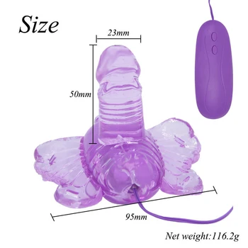 Sex Invisible Vibrating Panties Vaginal Clitoris Vibrators Silicone Butterfly Wearable G spot Vibrators Adult Sex toys for Women 5