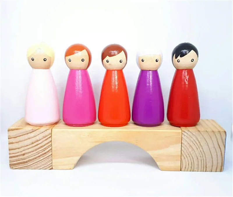 50 шт. Детские деревянные игрушки колышки для детей 65 мм и 35 мм|crafts diy|family woodenfamily crafts