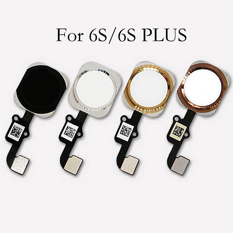 

10 pcs/Lot Home Button with Flex Cable for iPhone 6s 4.7"/6s Plus 5.5" Black/White/Gold Home Flex Assembly