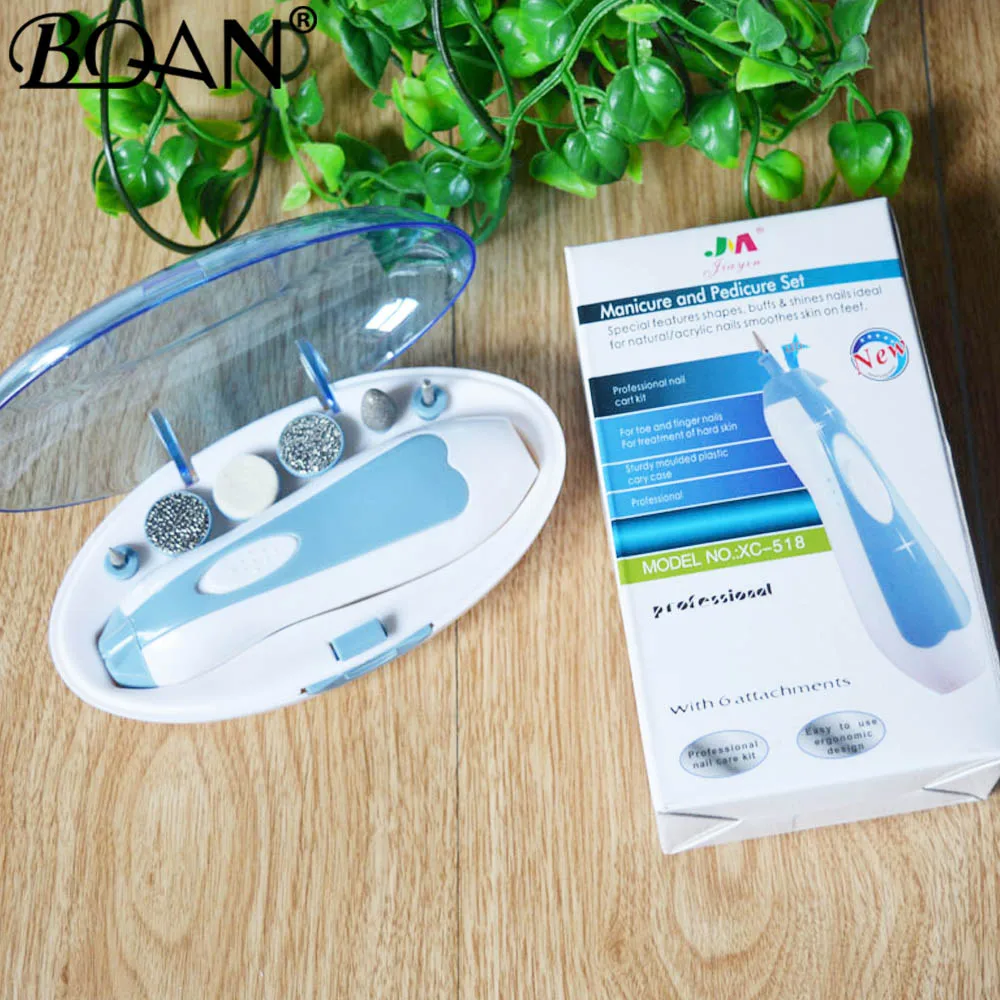 

BQAN Multifunctional Electric Trimmer Manicure Pedicure Clippers Cutter Scissors Care Set
