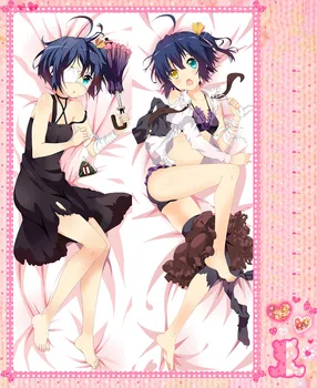 

Anime Cartoon Cyuunibyou Demo Koigashitai Double-Sided Bolster Hugging Pillow Case Pillow Cover Pillowcase Peach Skin 2 Way 9046