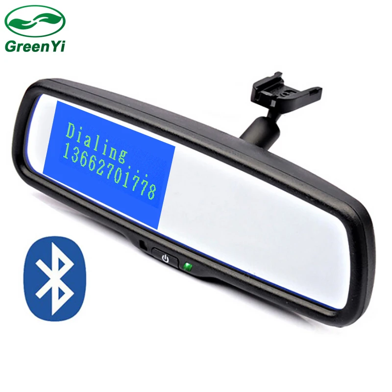 Специальный кронштейн 4,3 дюймов Автомобильный зеркальный монитор заднего вида с Bluetooth автомобильный комплект для Toyota Honda VW Форд Опель Benz BMW