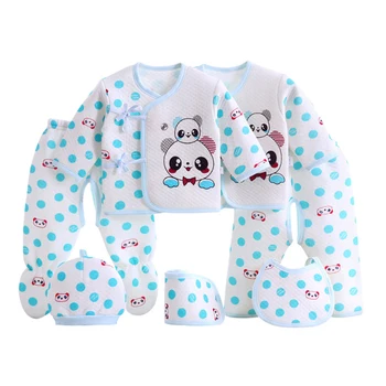 

Newborn Baby Clothes 7pcs Cotton Newborn Material Baby Clothes Full Kits for Kids Cotton Material Baby Boy Girl Warm Clothes