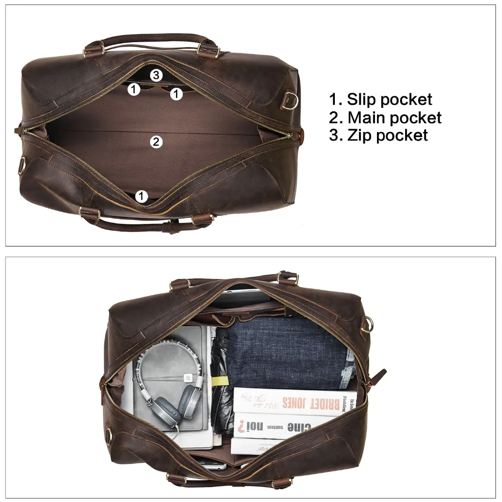 Винтажная Дорожная сумка из натуральной кожи, сумка на плечо, спортивная сумка, спортивная сумка