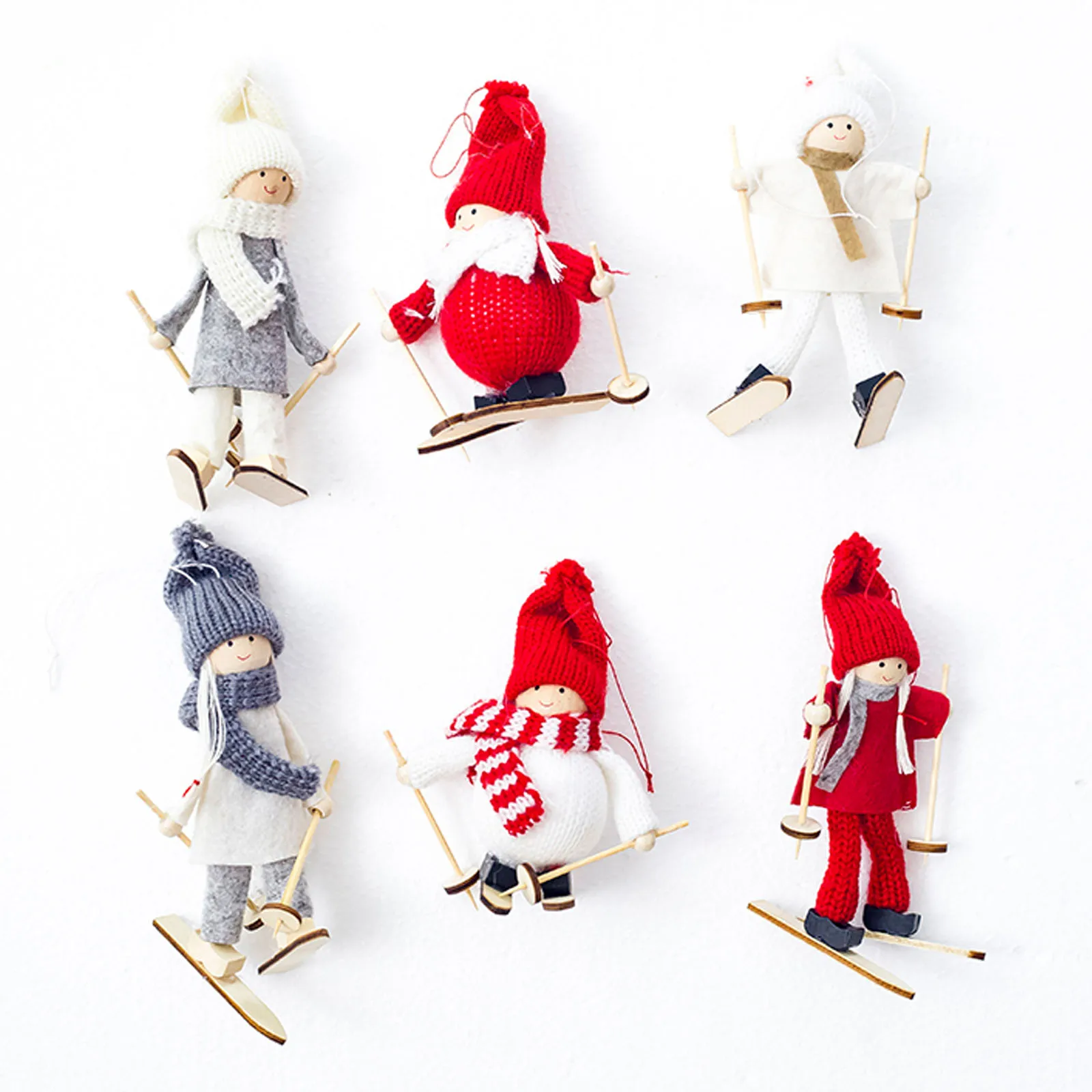 

New 1pc Xmas Faceless Doll Plush Toy Christmas Home Decorations New Year Gifts for Kids Wine Bottle Cover Santa Clothes Pattern