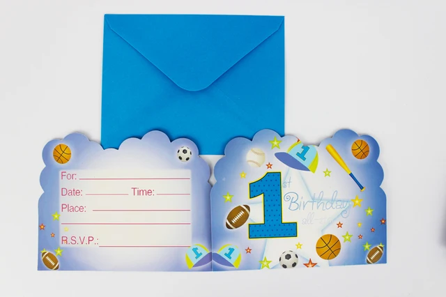 free shipping 60pcs lot one year old boy theme children birthday