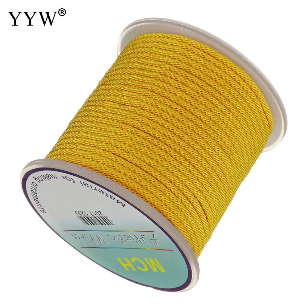 

2mm Nylon Cord 15m/Pc Thread Nylon Cord Plastic Spool Rope Bead Fit European Making Diy For Bracelet Necklace Cord Plastic Sp