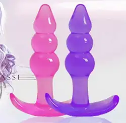 1 шт. Анальная пробка Горячая новинка входной уровень Силиконовые анальные шарики для взрослых забавные секс-игрушки для женщин мужчин гей