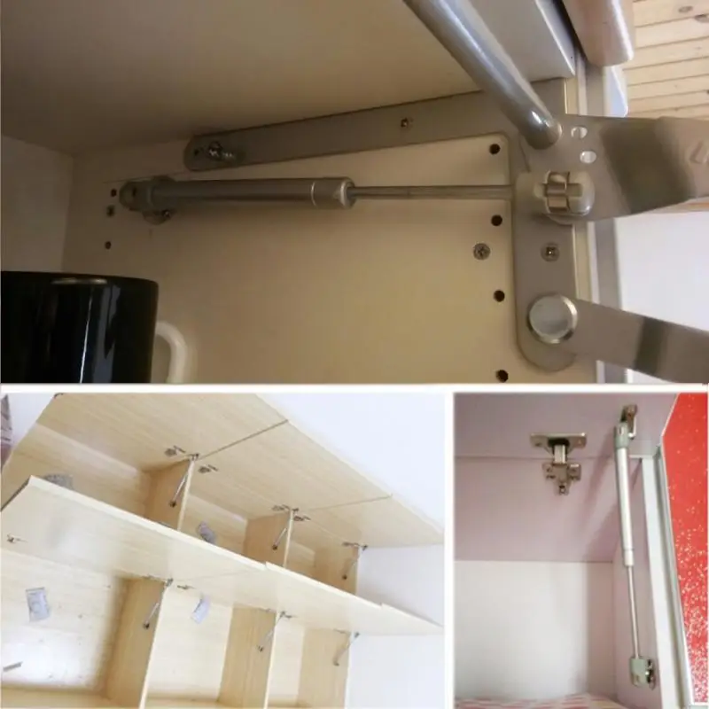 Практичная петля для мебели, подъемная Пневматическая опора для двери шкафа, Пневматическая опора, Пневматическая Пружина для удержания, пневматическое оборудование#1025