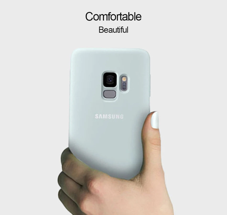 4Samsung S9 S 9 Plus Case Silicone 100% Original Back Cover 360 Luxury Sport Cut Anti-knock Dirt-resistant Waterproof G9650