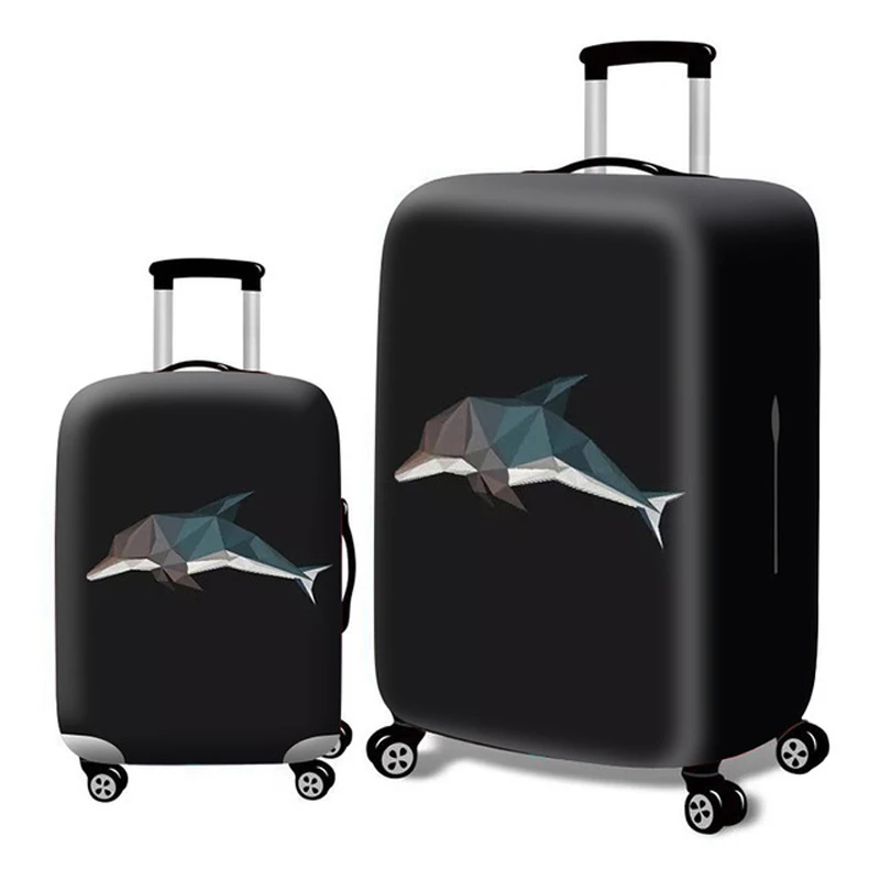 

travel trolley luggage case suitcase elastic protective cover travel accessories for 18-32 inch luggage cover Dust suitcase case