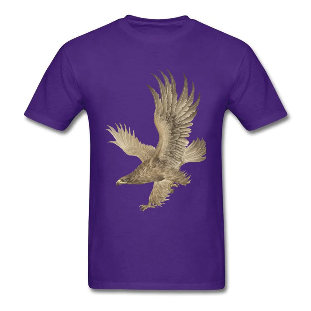 100% Cotton Men Short Sleeve Mongolia Eagle T Shirts Gift Tees Fashionable Normal O Neck Tshirts Top Quality Mongolia Eagle purple