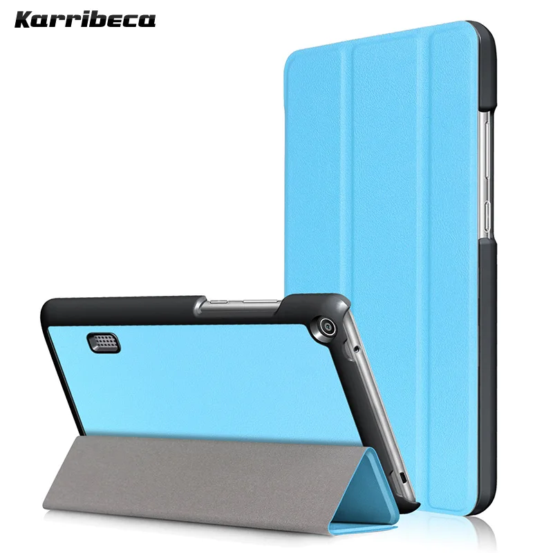 

PU leather case for tablet Huawei MediaPad T3 7 wifi 7.0inch stand slim cases BG2-W09 plastic cover funda coque kryt etui