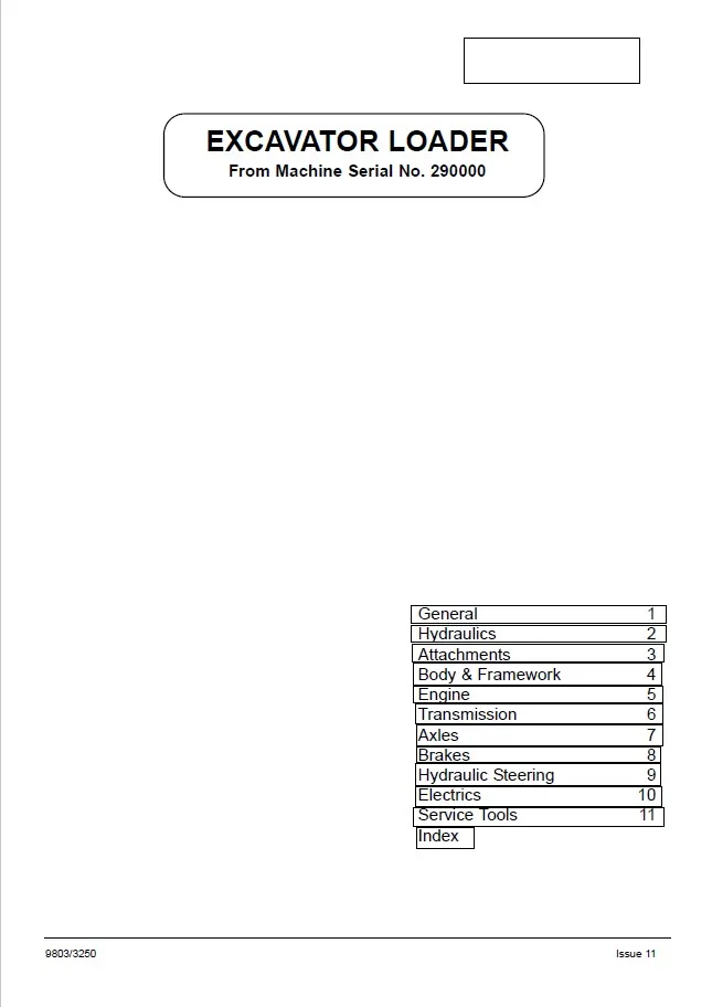 Сервис jcb инструкции PDF