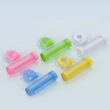 Дозатор зубной пасты Ванная комната практические прокатки труб полезные легкий дозатор Ванная комната держатель зубной пасты Ванная комната гаджетов в случайном порядке