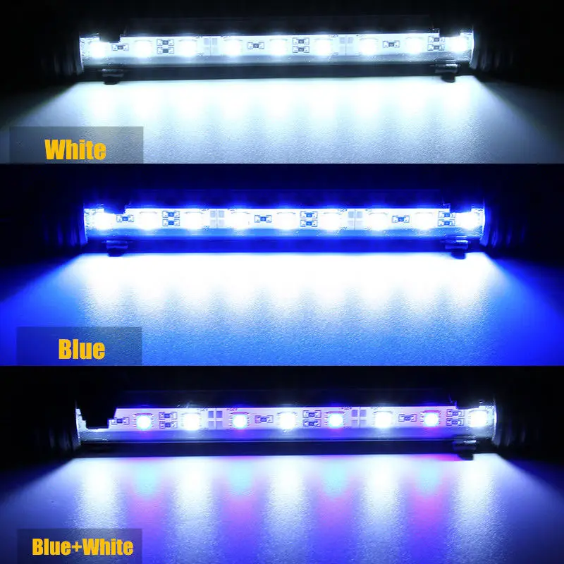 Luzes do Tanque de Peixes de Aquário à Prova Barra de Luz Aquática da ue Centímetros Água Levou Azul - Branco Submersível Underwater Lâmpada Clipe Decoração Eua Reino Unido au 62 d' 5 Cheap Luzes subaquáticas