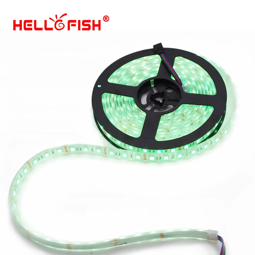 US $16.99 IP68 Waterproof 5M 300 LED 5050 LED Strip 12V LED Flexible Strip Light Filled Silicone Waterproof Work In The Water
