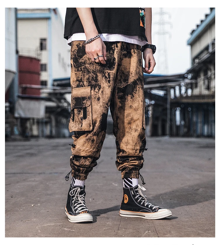 LAPPSTER мужские уличные штаны-шаровары 2019 комбинезоны мужские s Bagyy брюки карго японский хип-хоп модные спортивные брюки хаки спортивные штаны