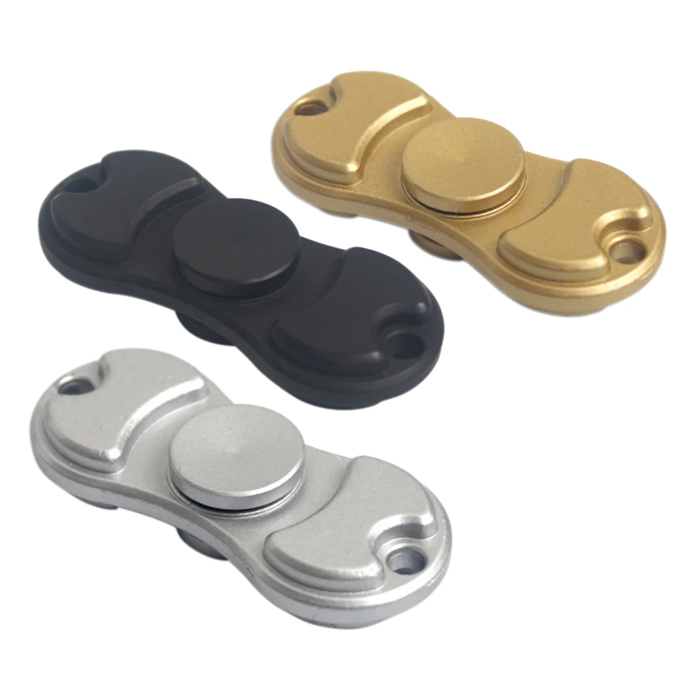 

3 colour EDC handspinner Toy Triangular Hand Spinner aluminum Material Professional Finger gyro For Autism Rotation Time Long