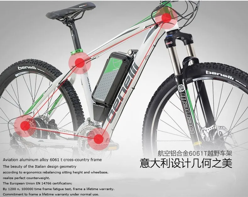 Excellent 27.5 Inch Luxury Mountain Electric Bicycle Lithium Trolley Bicycle Power Instead Of Walking Electric Smart Mountain Bike 21