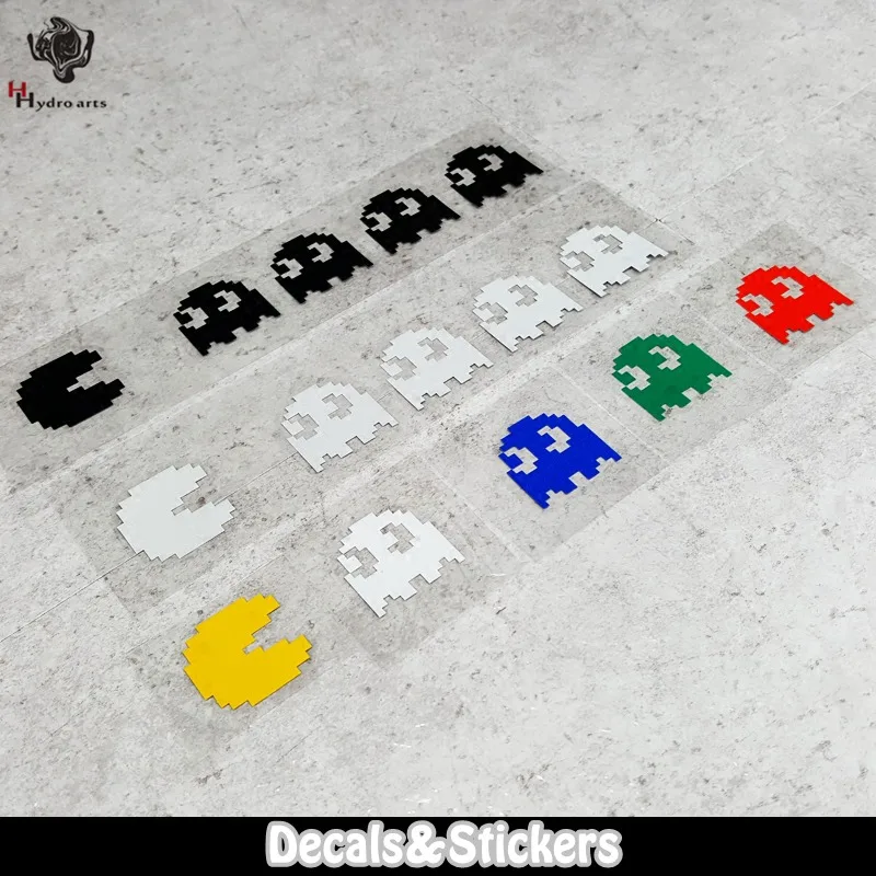 

NO.L019 Pac-Man Cute Interesting Waterproof 3M Stickers MOTO GP Car Sticker Decals Racing Motorcycle