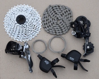 

Free shipping original Microshift xcd XT M610 kit mountain bike derailleur 10speed 30speed transmission MTB derailleur variator