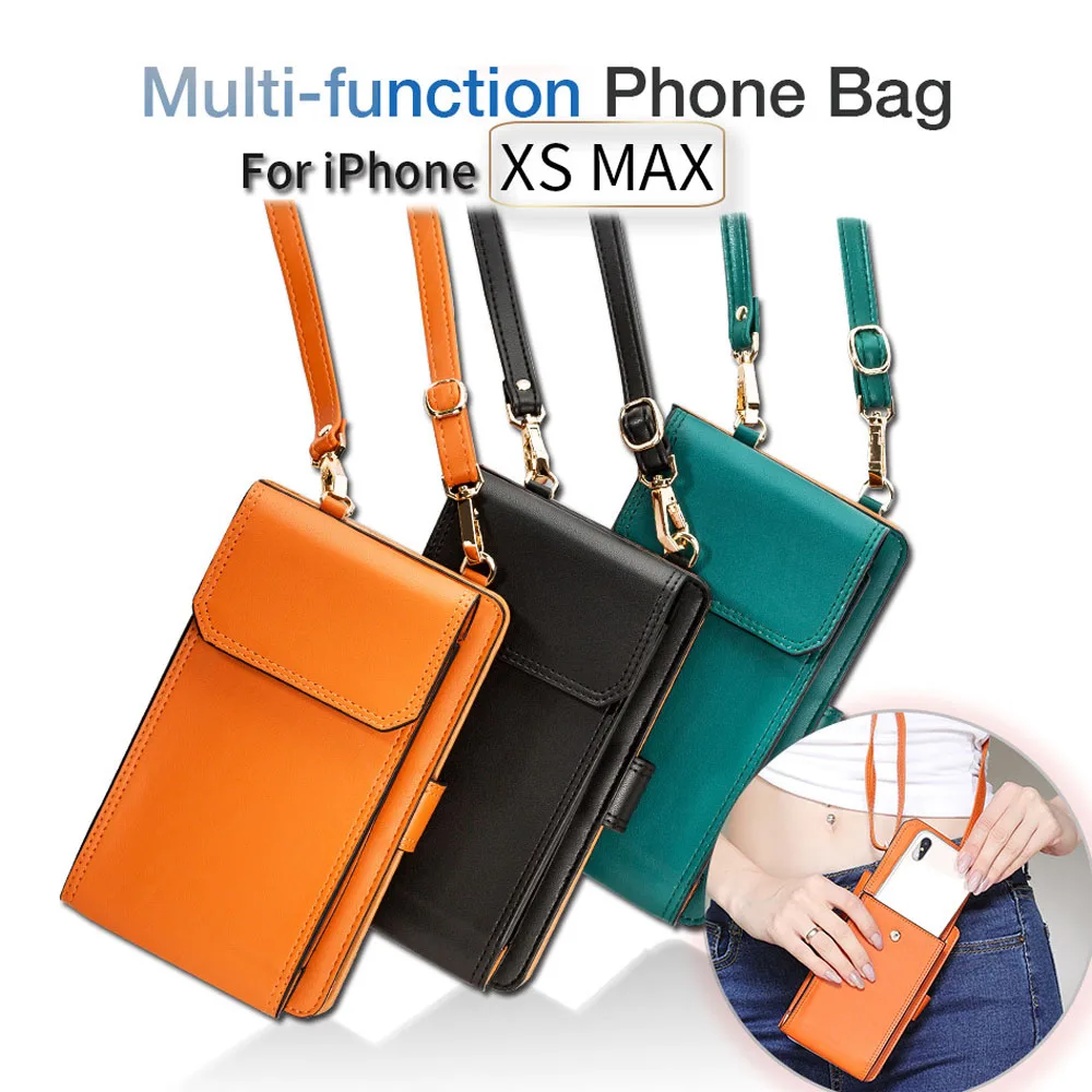 Сумка для телефона iPhone xr 11 pro max 7 8plus xs Универсальная сумка на одно плечо