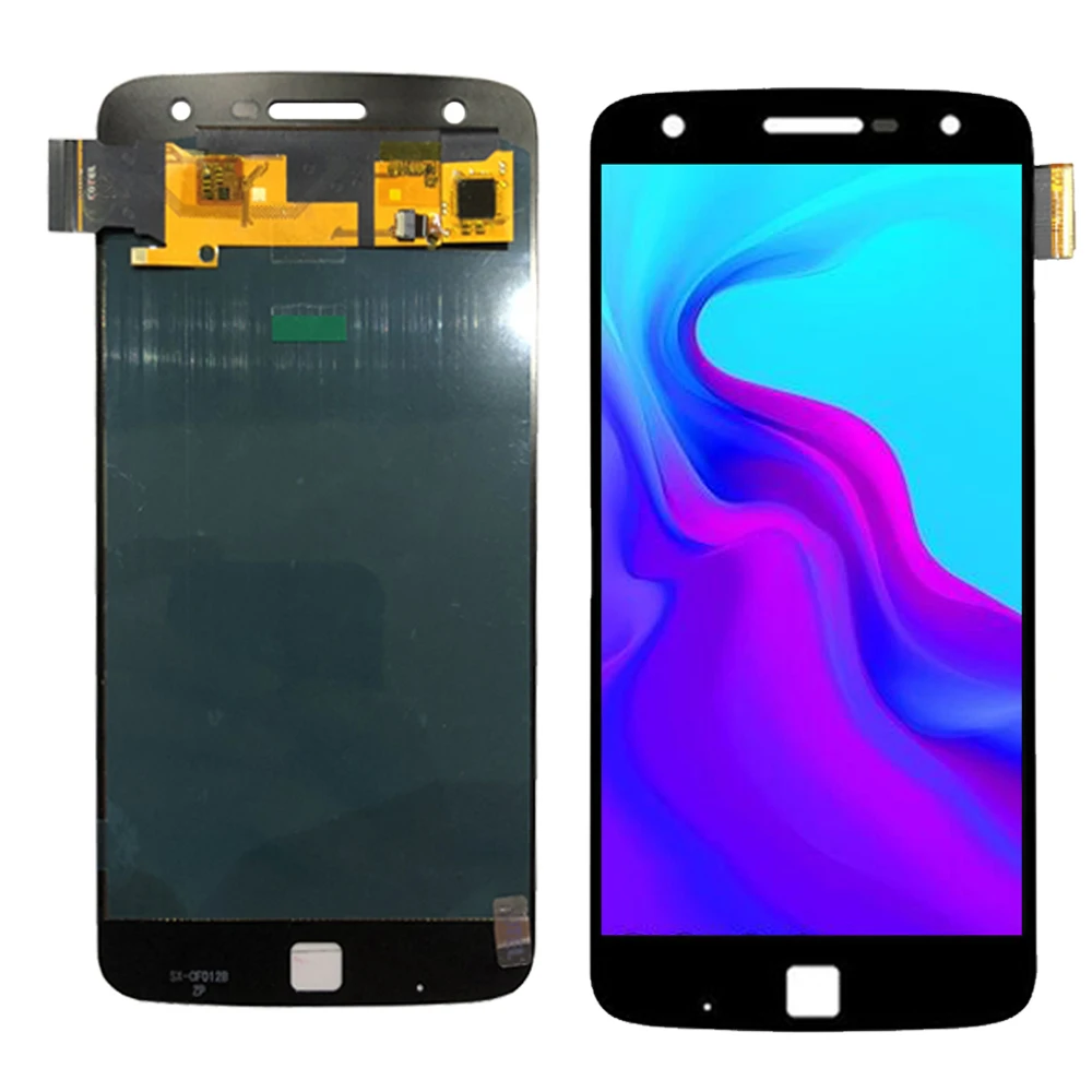 Протестированный ЖК дисплей для Motorola Moto Z Play сенсорный экран дигитайзер XT1635 01 02