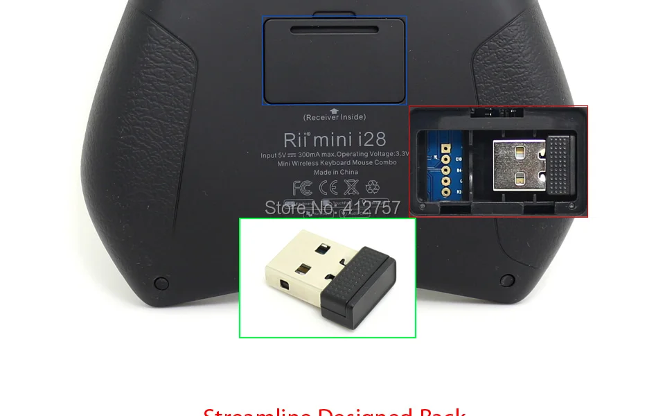 Rii i28 испанская клавиатура с подсветкой 2,4 ГГц мини Espanol Беспроводная Клавиатура Fly mouse с тачпадом для Android tv Box маленький ПК, ноутбук
