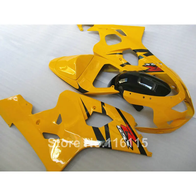 

Top quality fairing kit for SUZUKI GSXR600 750 K4 2004 2005 fairings GSXR600 GSXR750 04 05 orange black Q794