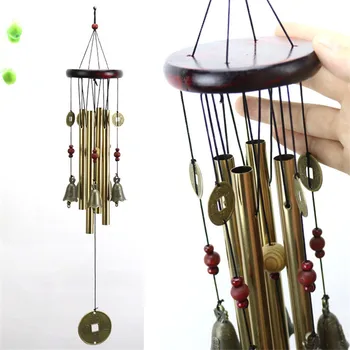 

Carillon Wind Chimes Music 4 Tubes 5 Bells Yard Garden Outdoor Wind Chimes Mascot Home Decor wind chimes