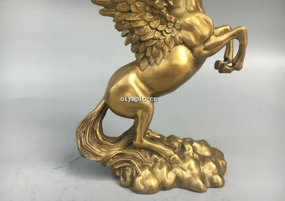 Статуя 10 ''Classica из латуни резная греческая мифология статуя лошади