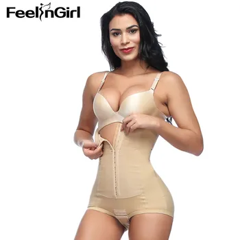 

FeelinGirl Anti-Curl High Waist Slimming Tummy Control Pantues Medical-grade Steel Bones Postpartum Recovery Corset shapewear