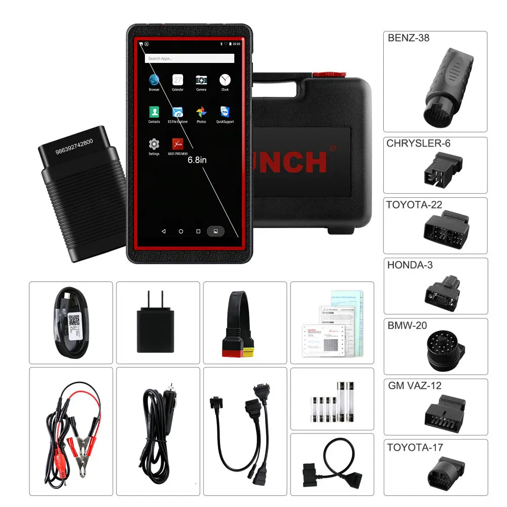 LAUNCH X431 Pro Mini OBD2 Wifi/Bluetooth Автомобильный сканер ЭБУ кодирование диагностический