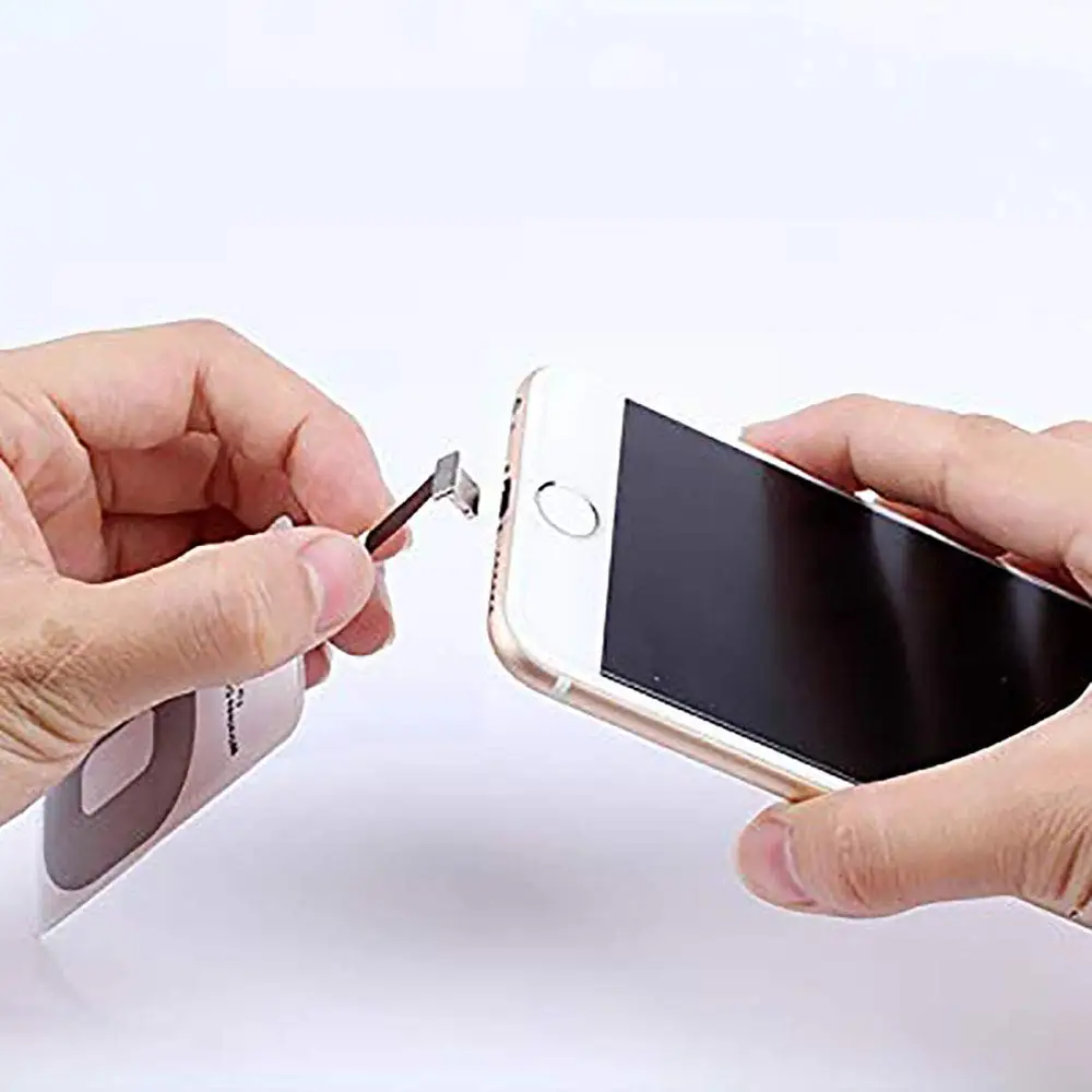 JKING Беспроводное зарядное устройство приемник катушка Накладка для iPhone 5 5S SE 6 6S