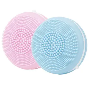 

Cleansing Brush Sonic Vibration Mini Face Cleaner Silicone Deep Pore Cleaning Electric Massage