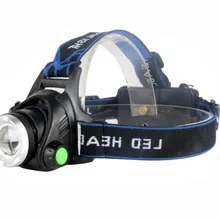 Cree XML T6 led 2000LM rechargeable cree led Headlight Headlamp light+Charger/Car charger/2x18650 4200mAh battery