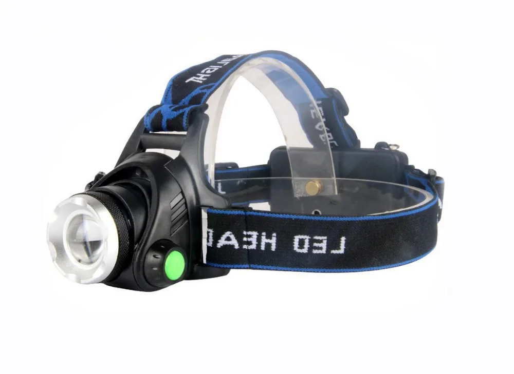 

Cree XML T6 led 2000LM rechargeable cree led Headlight Headlamp light+Charger/Car charger/2x18650 4200mAh battery