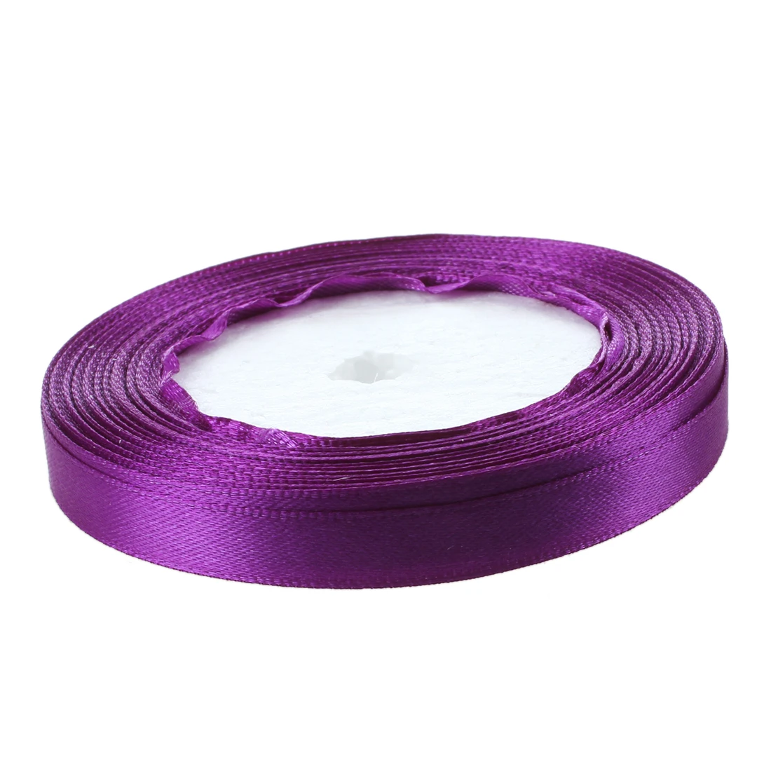 Satin Ribbon Roll Craft DIY Decoration Purple 3/8" 10mm 25 Yards in Ribbons from Home & Garden