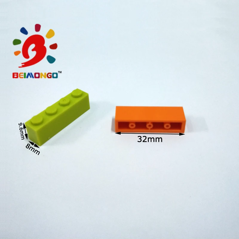 Freies Verschiffen! BEIMONGO Blöcke Ziegel 1x4 Bausteine 150 PCS legoin Educational & Intelligente DIY Kinder Spielzeug kann compitabled