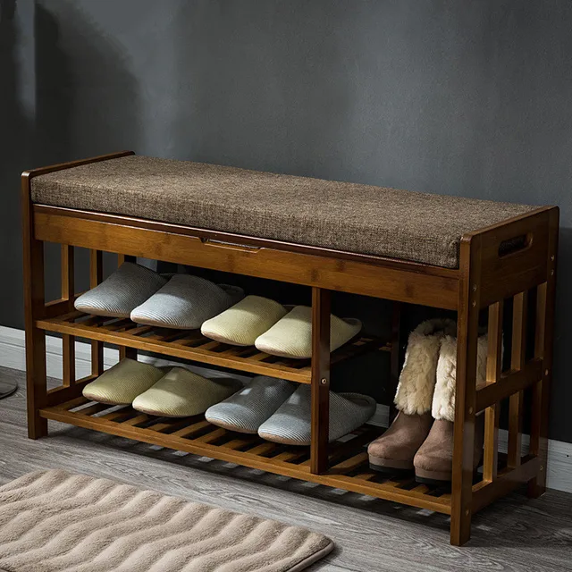 bamboo shoe rack storage