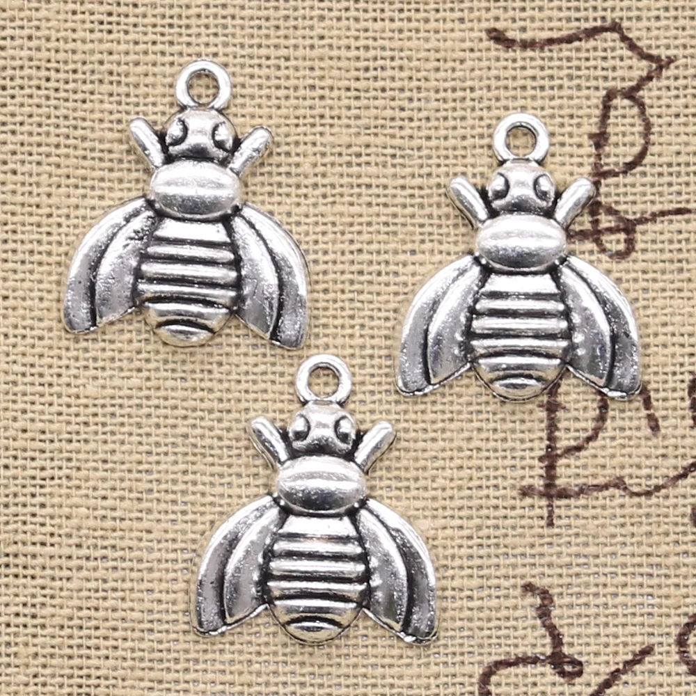 

10pcs Charms Bee 21x18mm Antique Making Pendant fit,Vintage Tibetan Silver color,DIY Handmade Jewelry