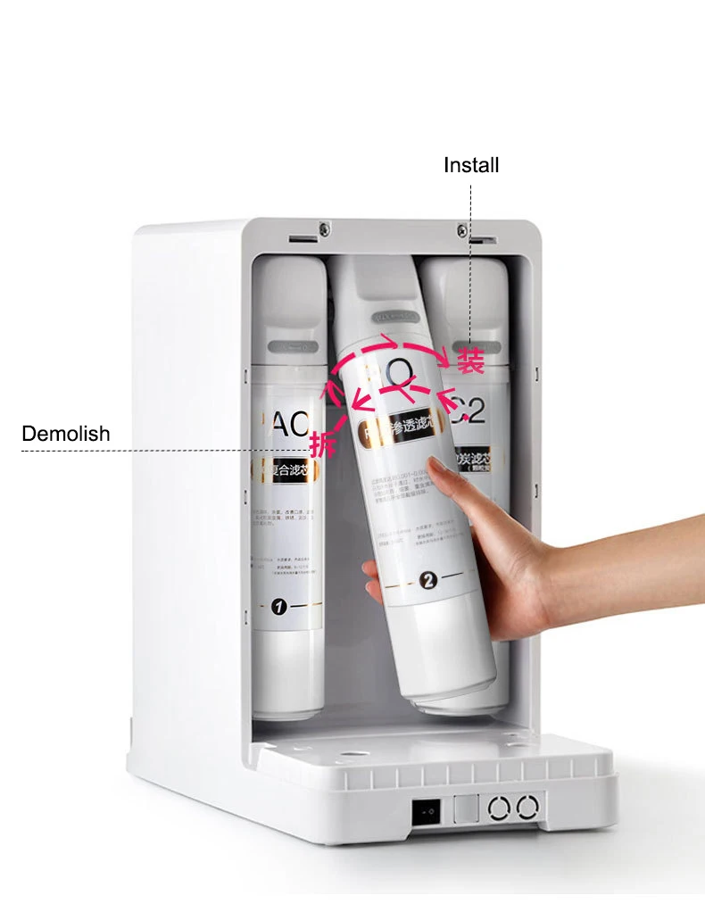 Household Water Filter Direct Drinking Water Purifier Heating Machine Free Installation AHP-RO-B017