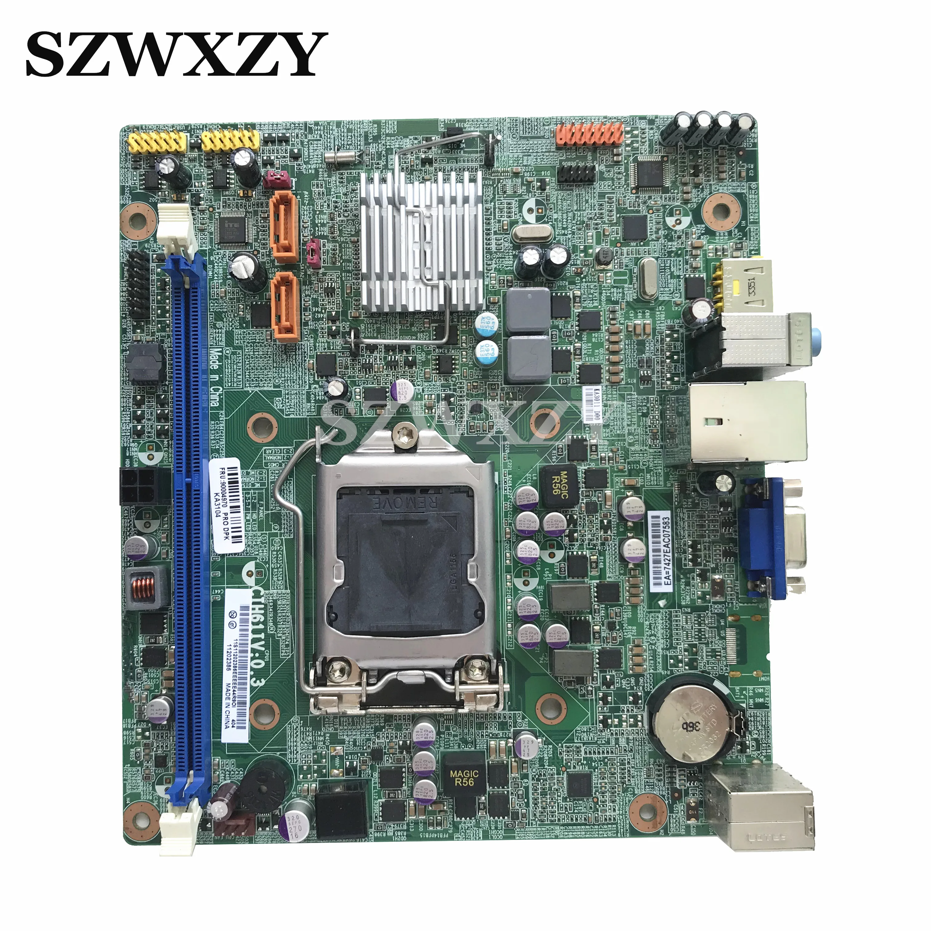 Оригинальная настольная материнская плата для Lenovo H520e FRU 90004970 CIH61I V: 0 3 детской