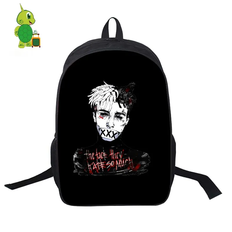 XXXTentacion Rapper Hip Hop Backpack Women Men Daily Backpack School