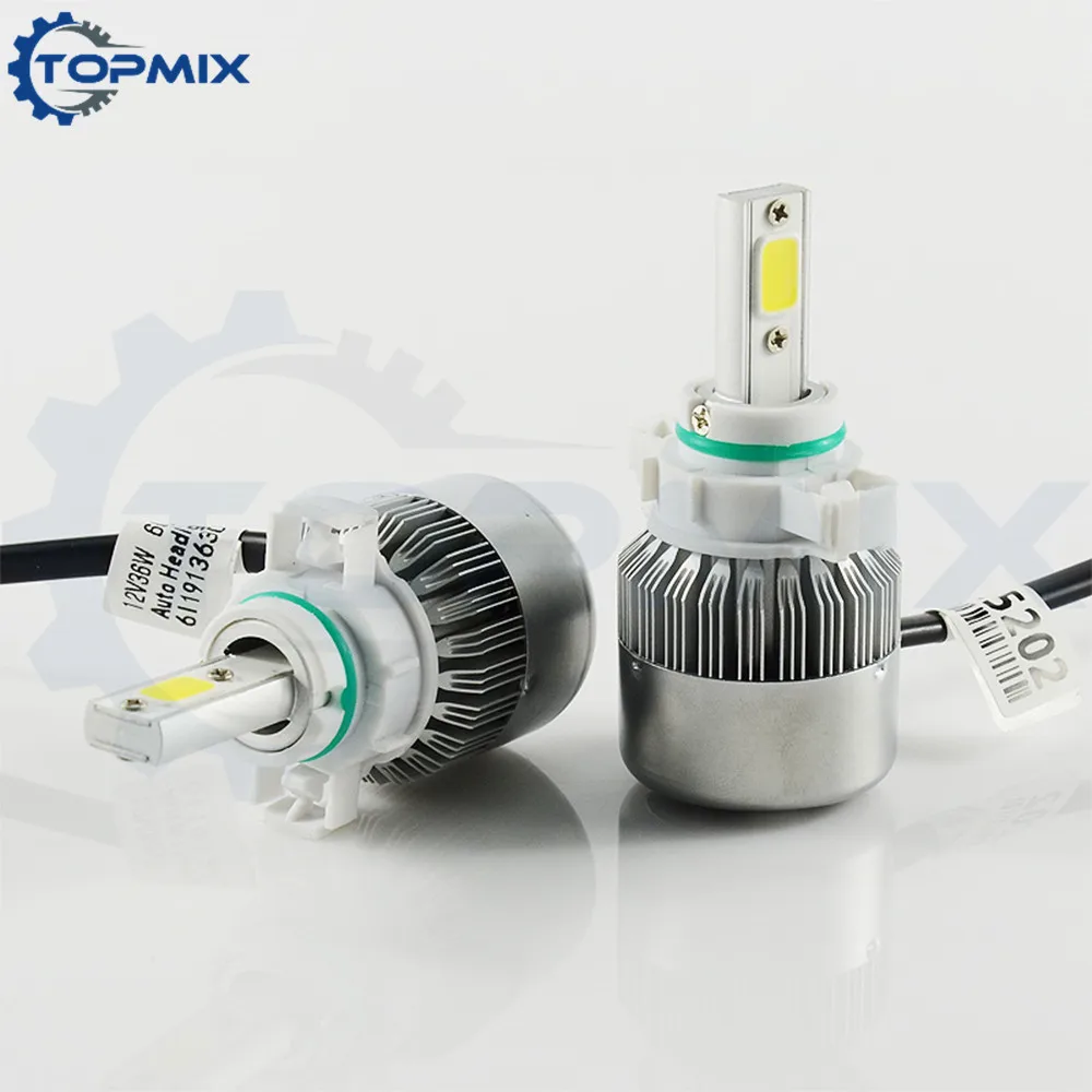 T6--5202 72W 7600LM COB LED Headlight 3