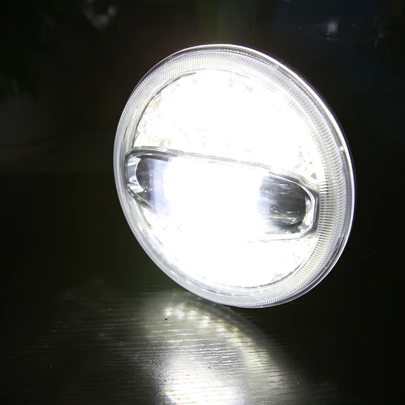NEW 7 Inch LED Headlight H4 Hi-Lo Beam Lights With Halo Angel Eyes For Lada 4x4 urban Niva Jeep JK Land rover defender Hummer未标题-6
