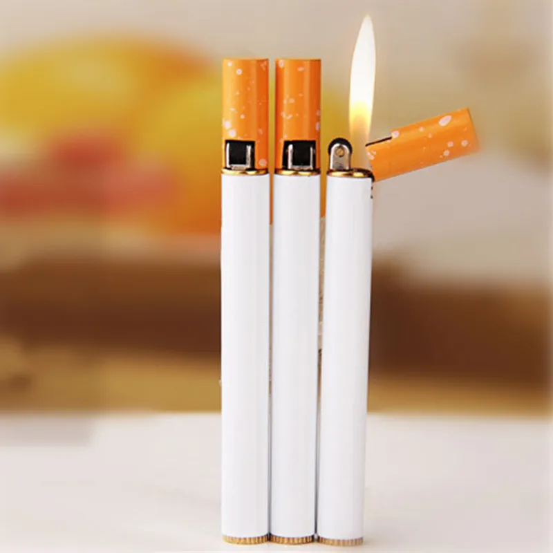 

New Style Refillable Butane Gas Lighters Slim Mini Shape Novelty Lighter Xixl